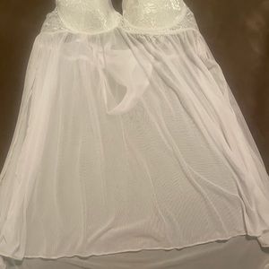 Adorable white babydoll